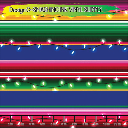 Serape Lights ★ Laser Safe Adhesive Film (TAT 3 BUS DAYS)