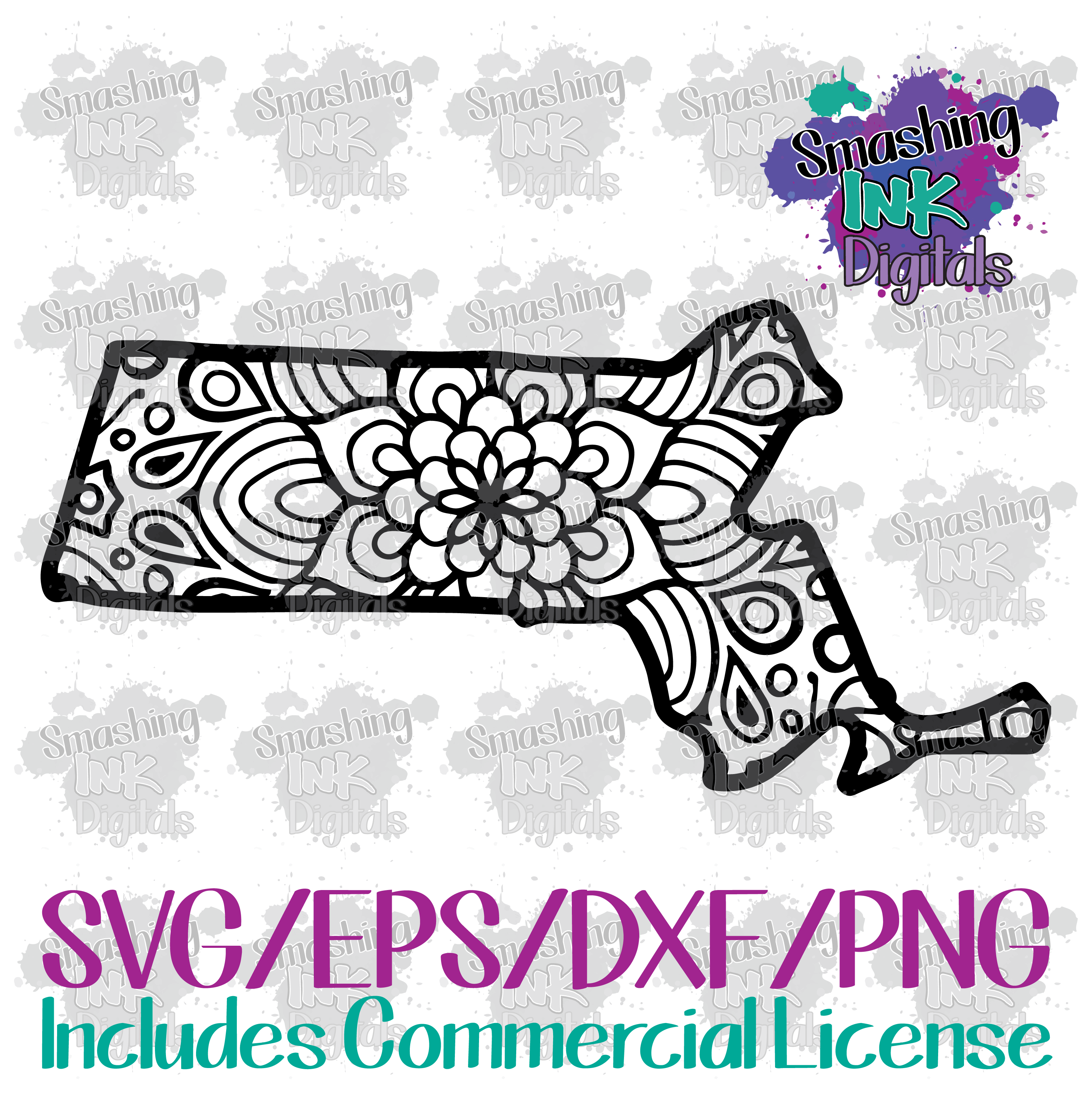 Massachusetts Mandala - SVG Cutting File – Smashing Ink Vinyl