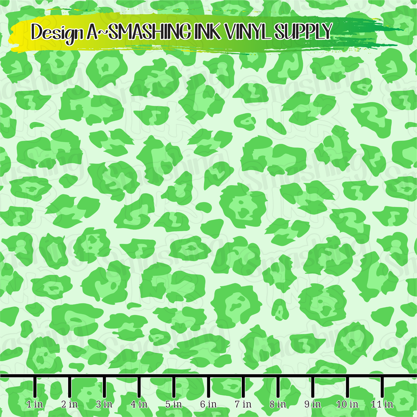 Green Cheetah ★ Laser Safe Adhesive Film (TAT 3 BUS DAYS)