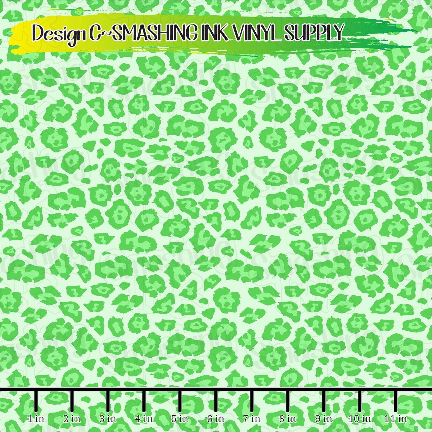 Green Cheetah ★ Laser Safe Adhesive Film (TAT 3 BUS DAYS)