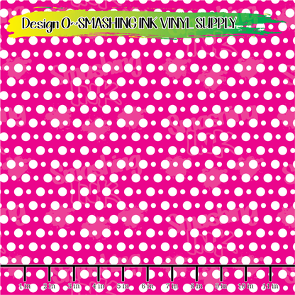 Pink White Dots ★ Laser Safe Adhesive Film (TAT 3 BUS DAYS)