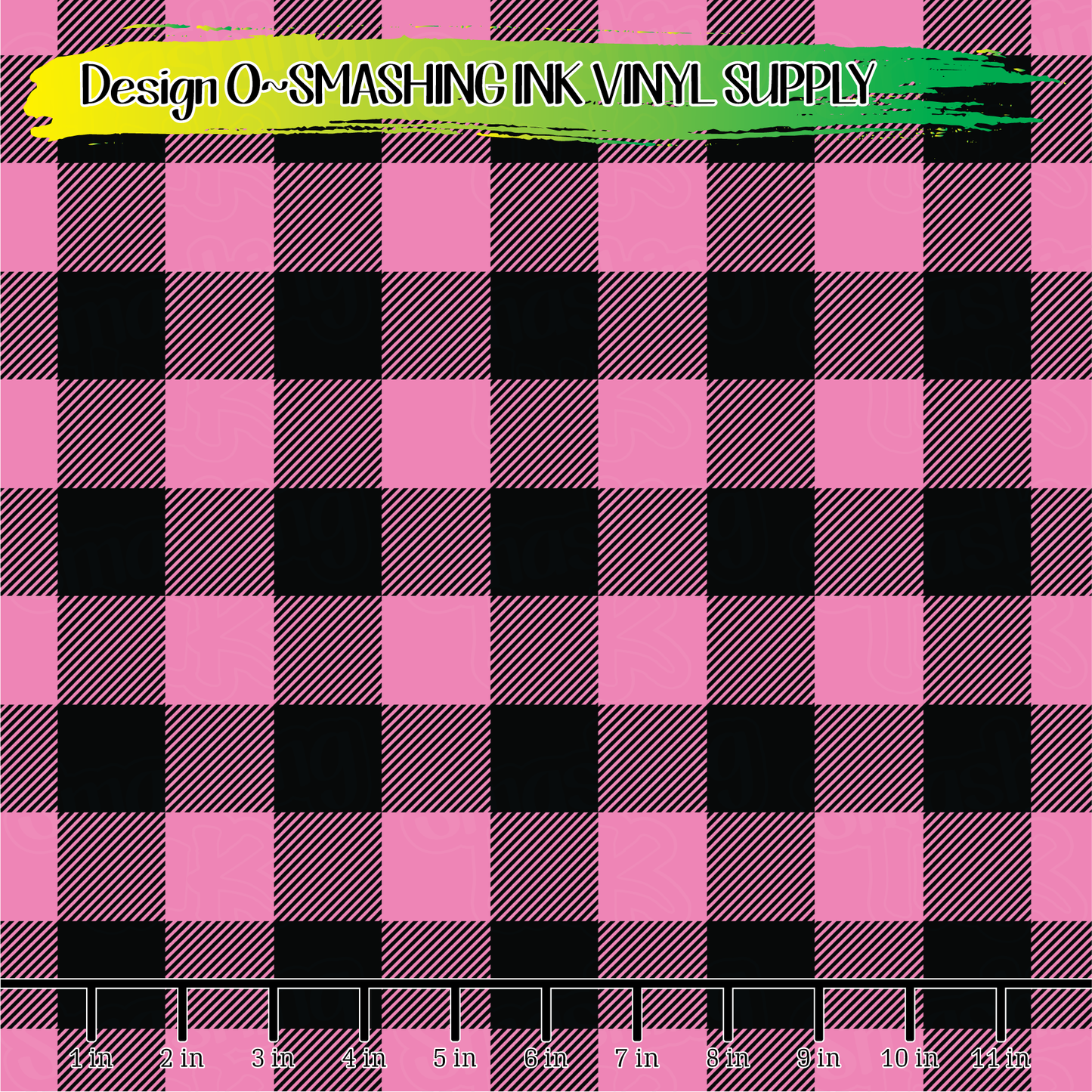 Purple Pink Buffalo Plaid ★ Pattern Vinyl | Faux Leather | Sublimation (TAT 3 BUS DAYS)