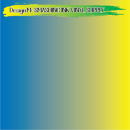 Royal Blue Ombre ★ Pattern Vinyl | Faux Leather | Sublimation (TAT 3 BUS DAYS)