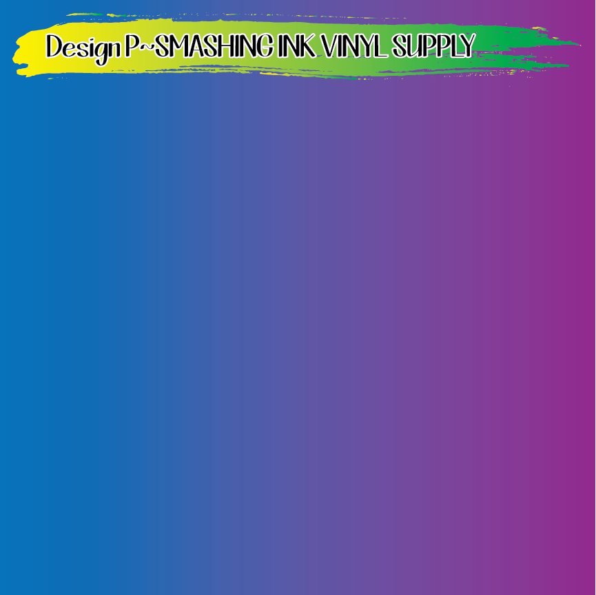 Royal Blue Ombre ★ Pattern Vinyl | Faux Leather | Sublimation (TAT 3 BUS DAYS)