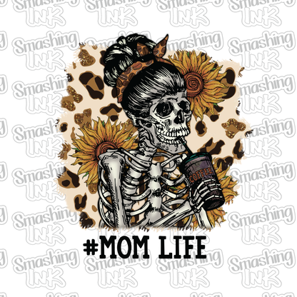 Mom Life - Heat Transfer | DTF | Sublimation (TAT 3 BUS DAYS) [8A-19HTV]