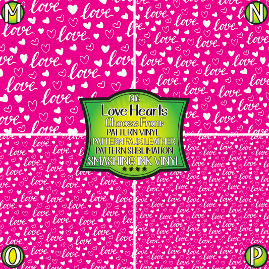 Love Hearts ★ Laser Safe Adhesive Film (TAT 3 BUS DAYS)