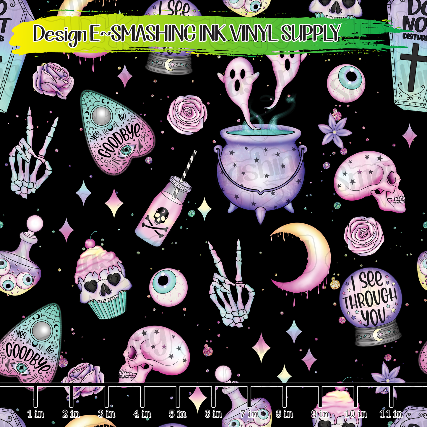 Pastel Goth ★ Laser Safe Adhesive Film (TAT 3 BUS DAYS)