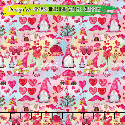 Valentine Gnomes ★ Laser Safe Adhesive Film (TAT 3 BUS DAYS)