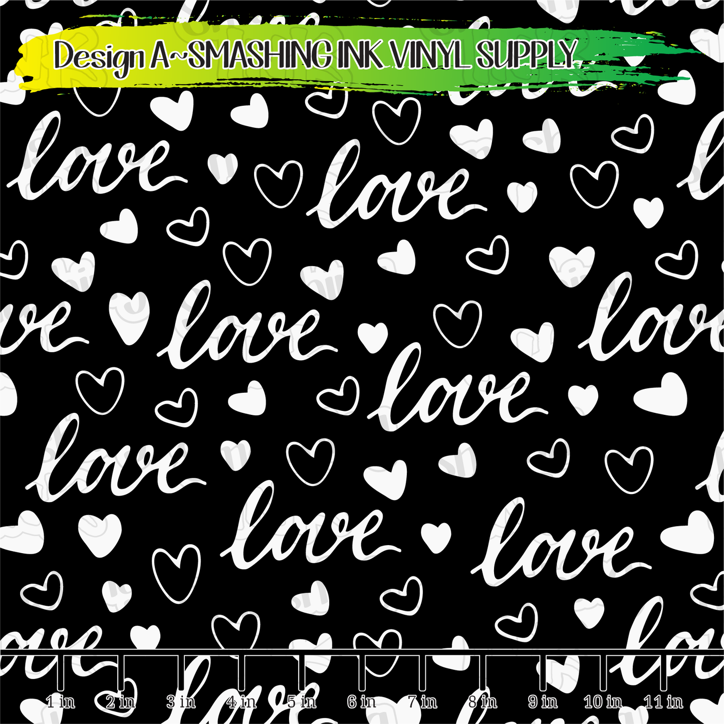 Love Hearts ★ Laser Safe Adhesive Film (TAT 3 BUS DAYS)