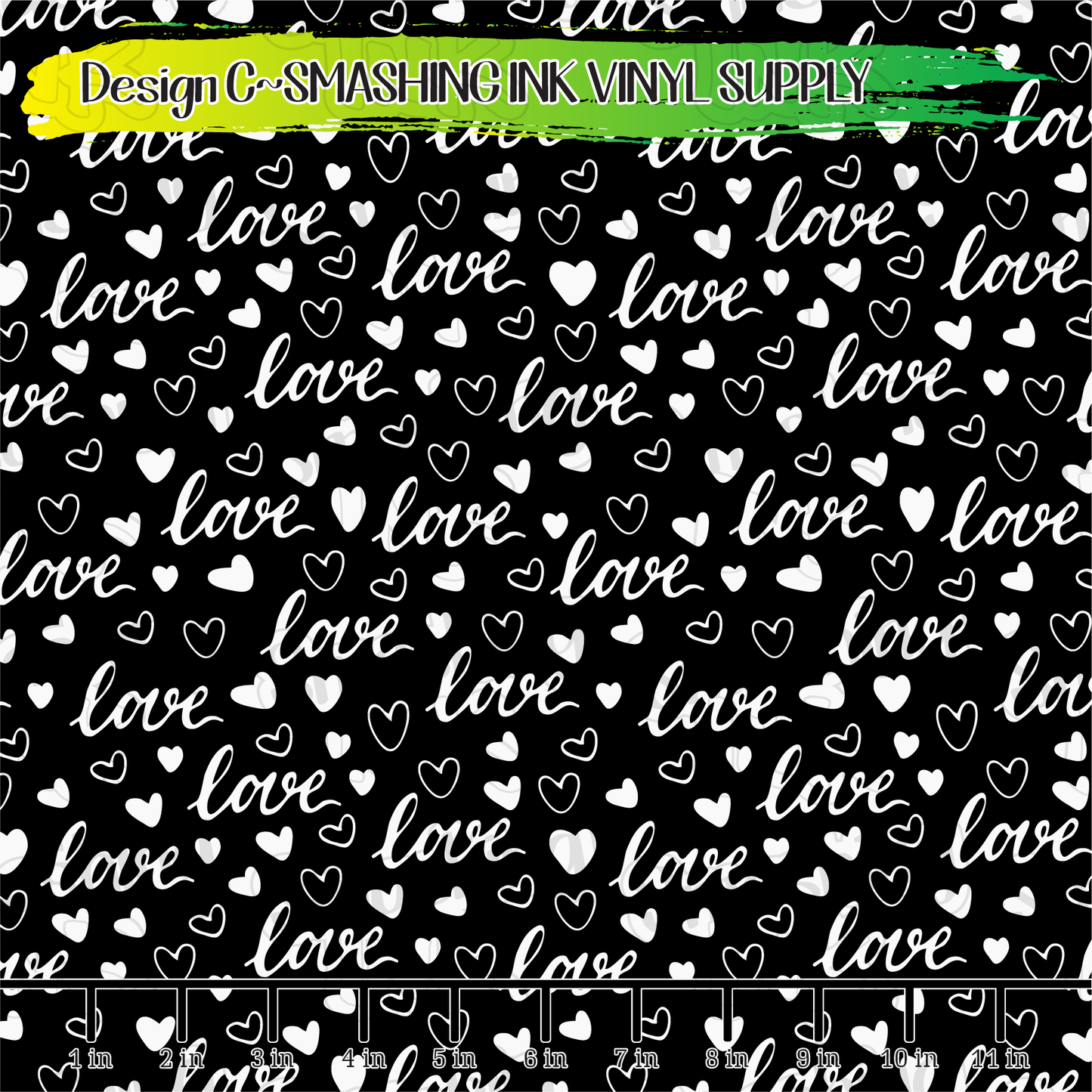 Love Hearts ★ Laser Safe Adhesive Film (TAT 3 BUS DAYS)