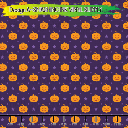 Stars and Pumpkins ★ Laser Safe Adhesive Film (TAT 3 BUS DAYS)