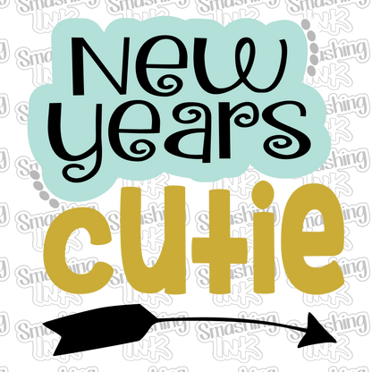 New Year Cutie - Heat Transfer | DTF | Sublimation (TAT 3 BUS DAYS) [4L-7HTV]