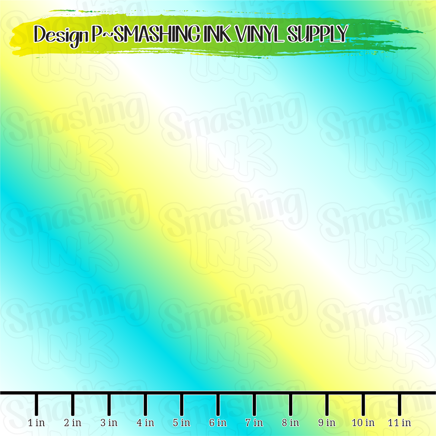 Green Blue Ombre ★ Laser Safe Adhesive Film (TAT 3 BUS DAYS)