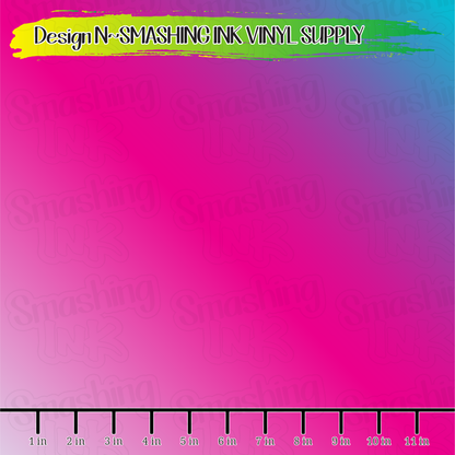 Pink Blue Ombre ★ Pattern Vinyl | Faux Leather | Sublimation (TAT 3 BUS DAYS)