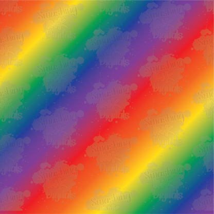 Rainbow Ombre - Digital Paper