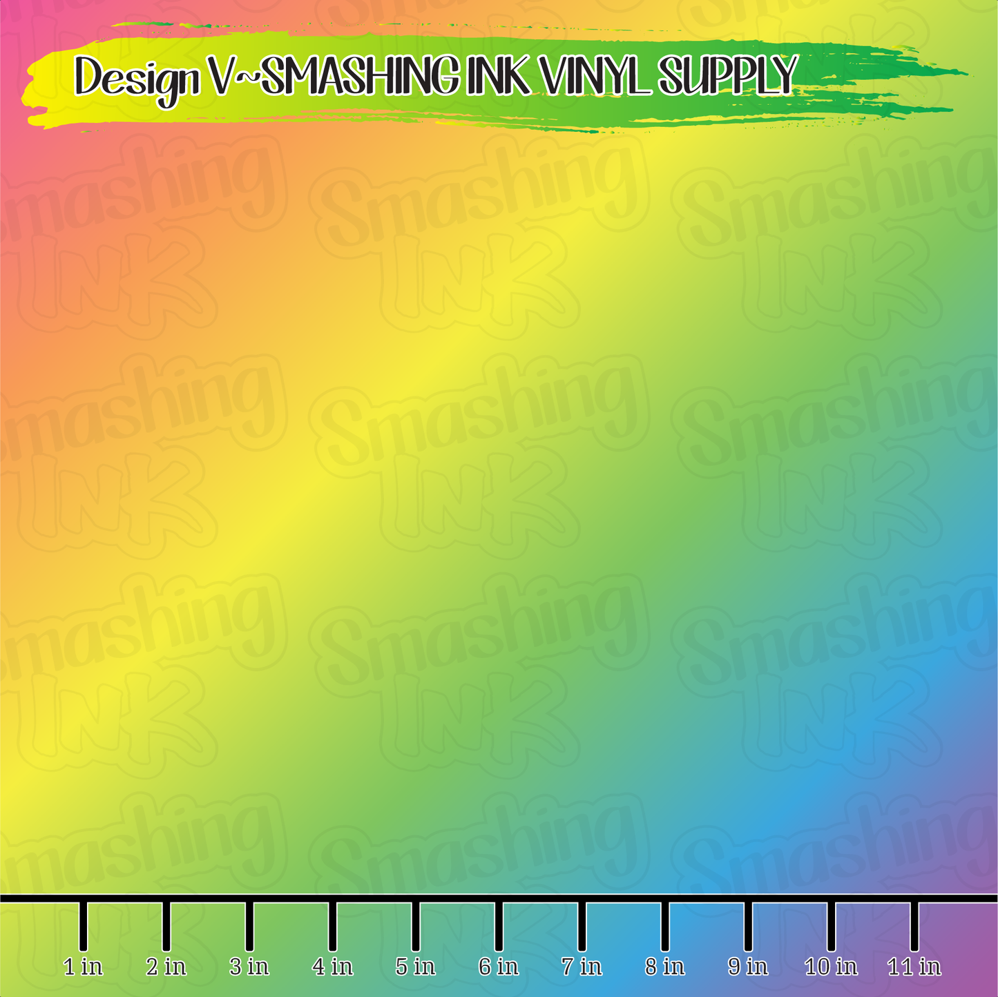 Rainbow Ombre ★ Pattern Vinyl | Faux Leather | Sublimation (TAT 3 BUS DAYS)