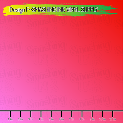 Pink Red Ombre  ★ Laser Safe Adhesive Film (TAT 3 BUS DAYS)