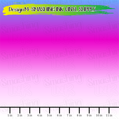 Pink Blue Ombre ★ Pattern Vinyl | Faux Leather | Sublimation (TAT 3 BUS DAYS)