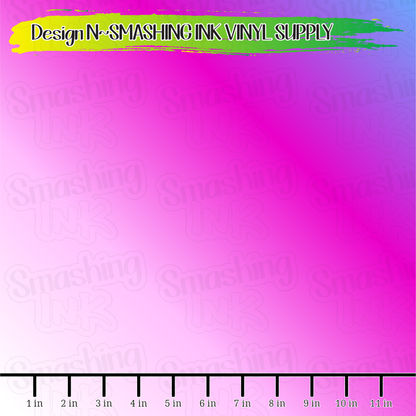 Pink Blue Ombre ★ Pattern Vinyl | Faux Leather | Sublimation (TAT 3 BUS DAYS)