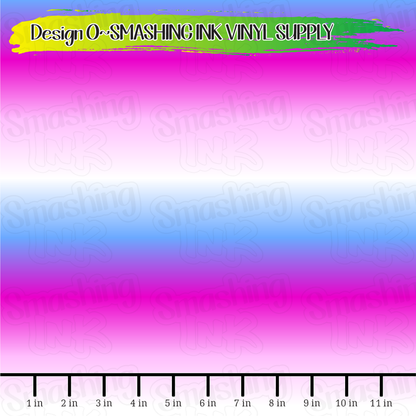 Pink Blue Ombre ★ Pattern Vinyl | Faux Leather | Sublimation (TAT 3 BUS DAYS)