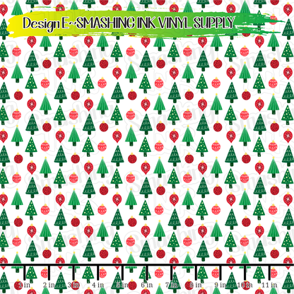 Christmas Objects   - Laser Safe Adhesive Film (TAT 3 BUS DAYS)