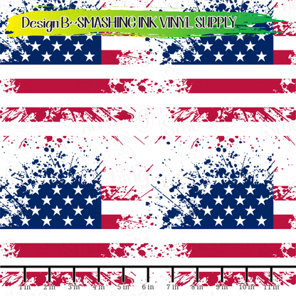 Splatter Flag ★ Laser Safe Adhesive Film (TAT 3 BUS DAYS)