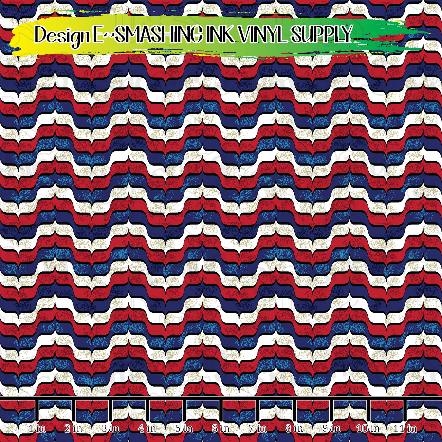 Small Scale Patriotic Patterns ★ Laser Safe Adhesive Film (TAT 3 BUS DAYS)
