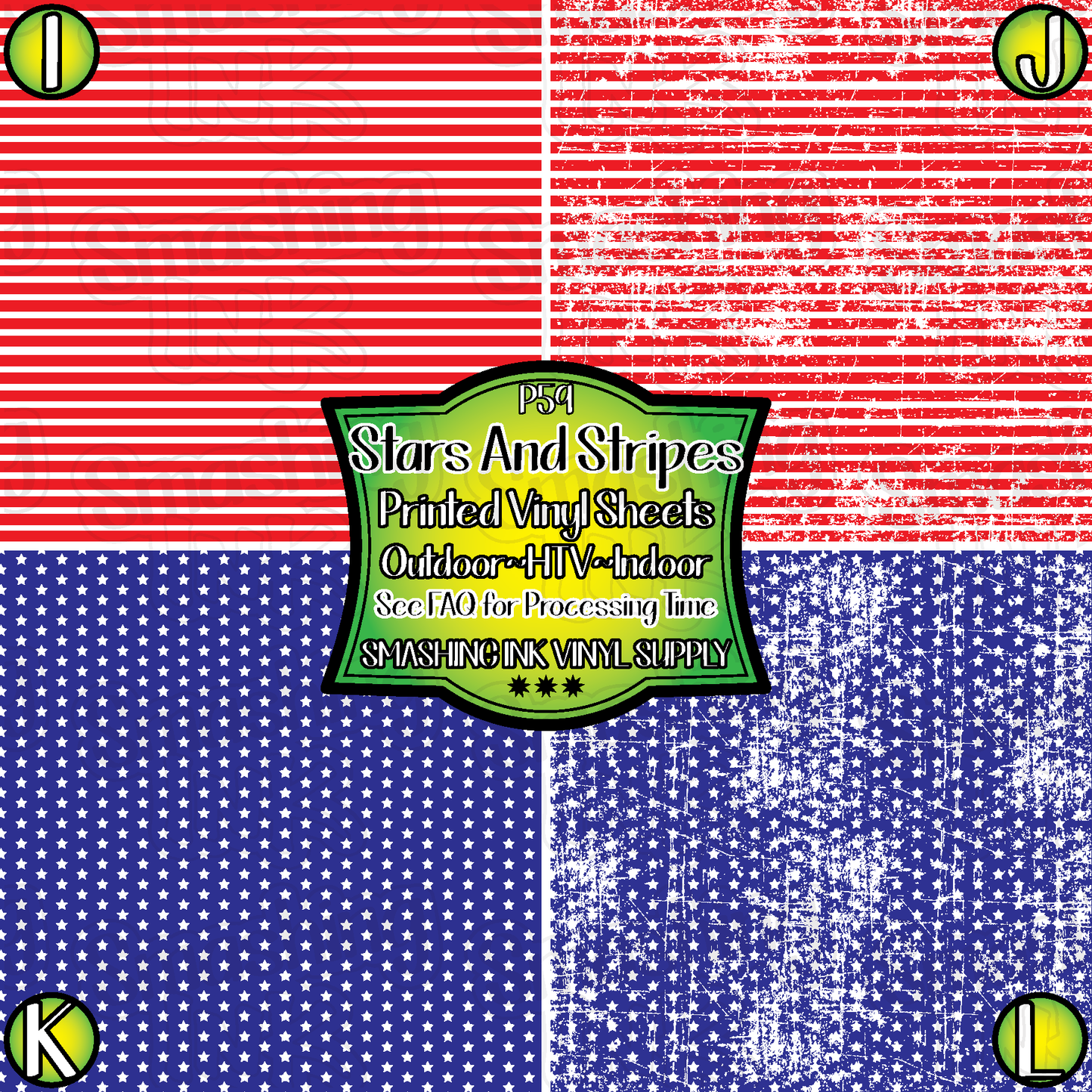 Small Scale Stars & Stripes ★ Pattern Vinyl | Faux Leather | Sublimation (TAT 3 BUS DAYS)
