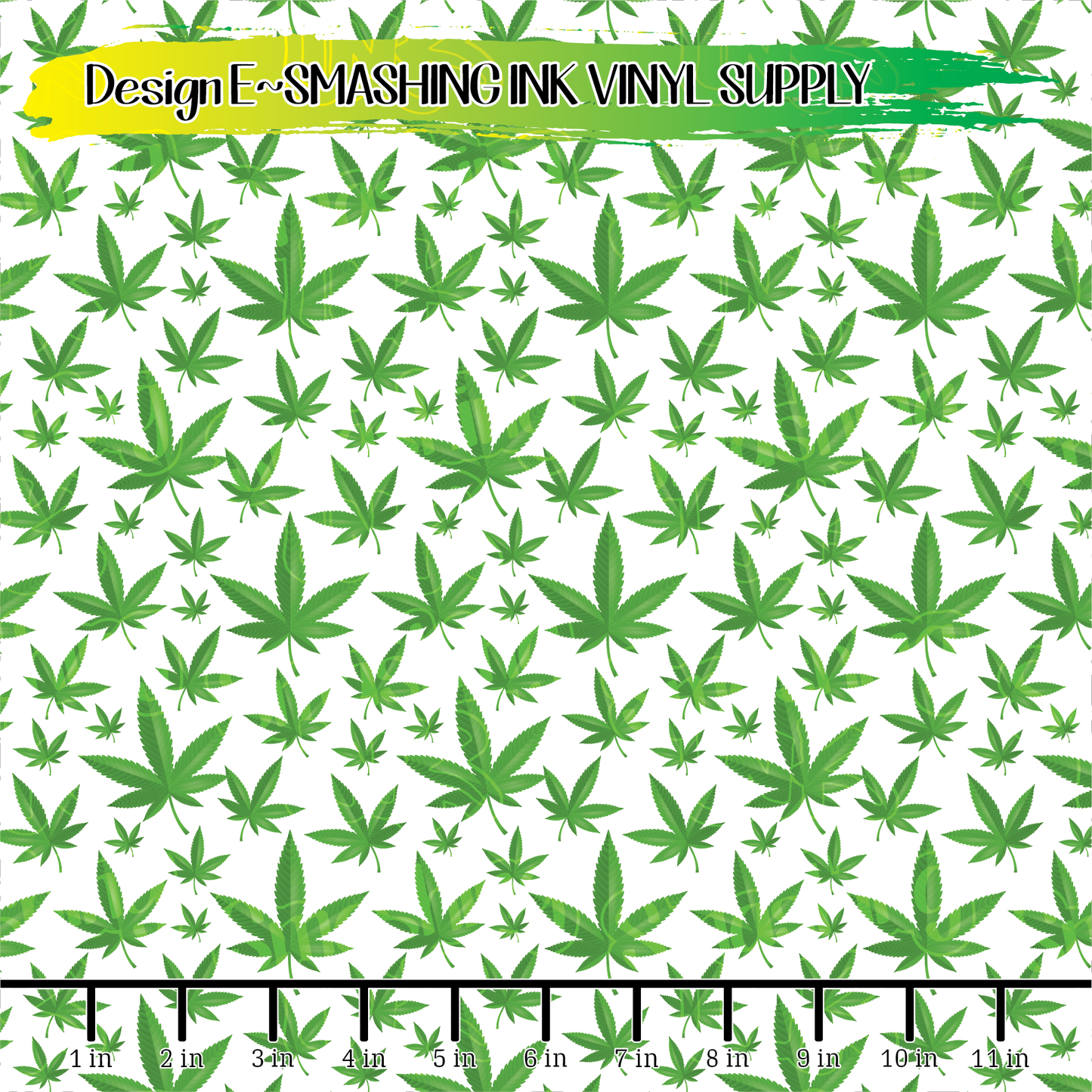 Cannabis Pot Leaf ★ Pattern Vinyl | Faux Leather | Sublimation (TAT 3 BUS DAYS)