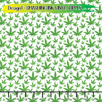 Cannabis Pot Leaf ★ Laser Safe Adhesive Film (TAT 3 BUS DAYS)