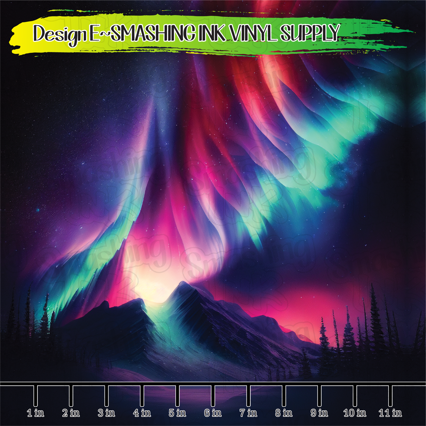 Northern Lights ★ Pattern Vinyl | Faux Leather | Sublimation (TAT 3 BUS DAYS)