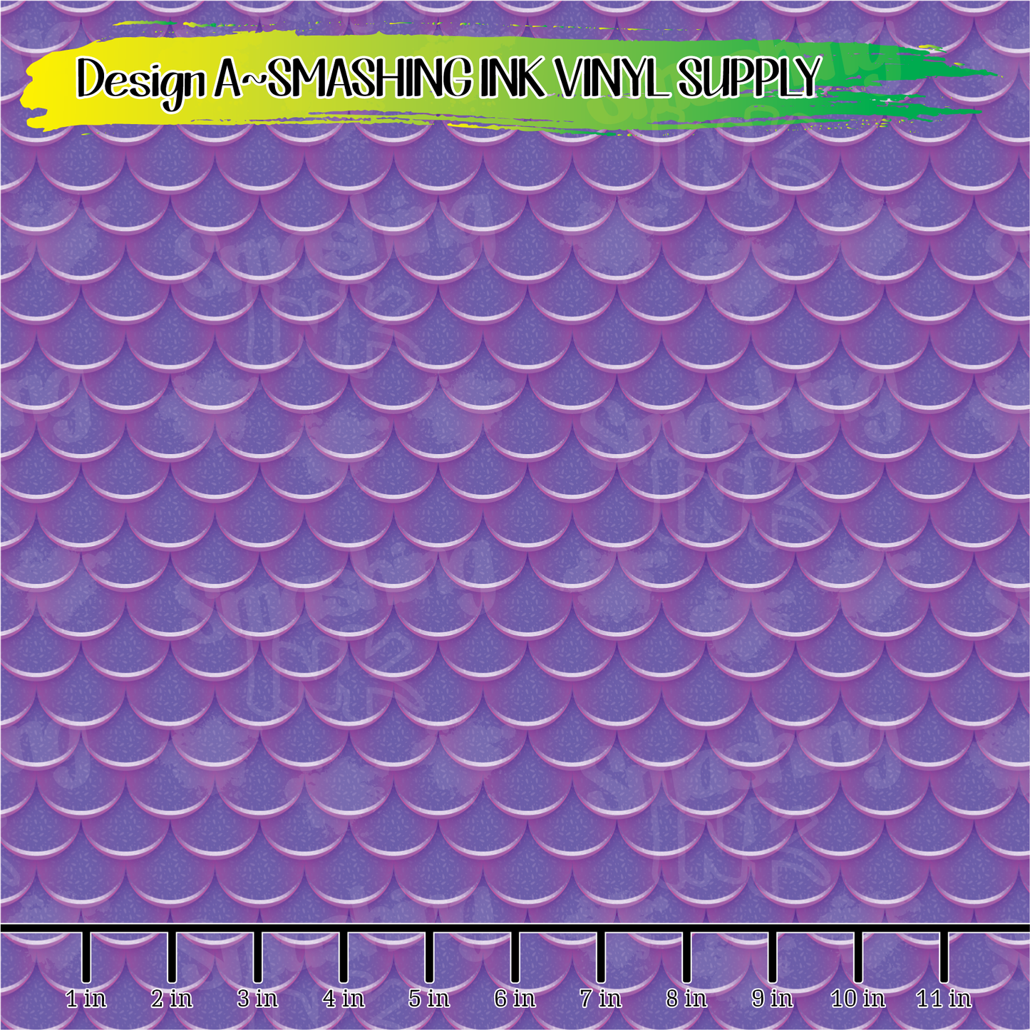 Purple Mermaid Scales ★ Pattern Vinyl | Faux Leather | Sublimation (TAT 3 BUS DAYS)