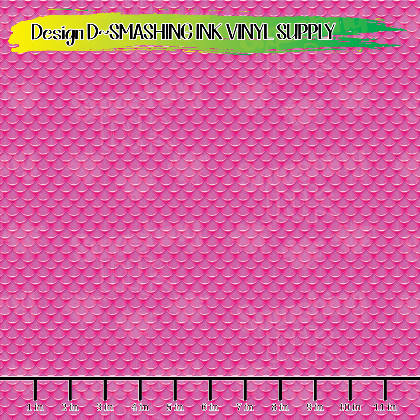 Pink Mermaid Scales ★ Laser Safe Adhesive Film (TAT 3 BUS DAYS)