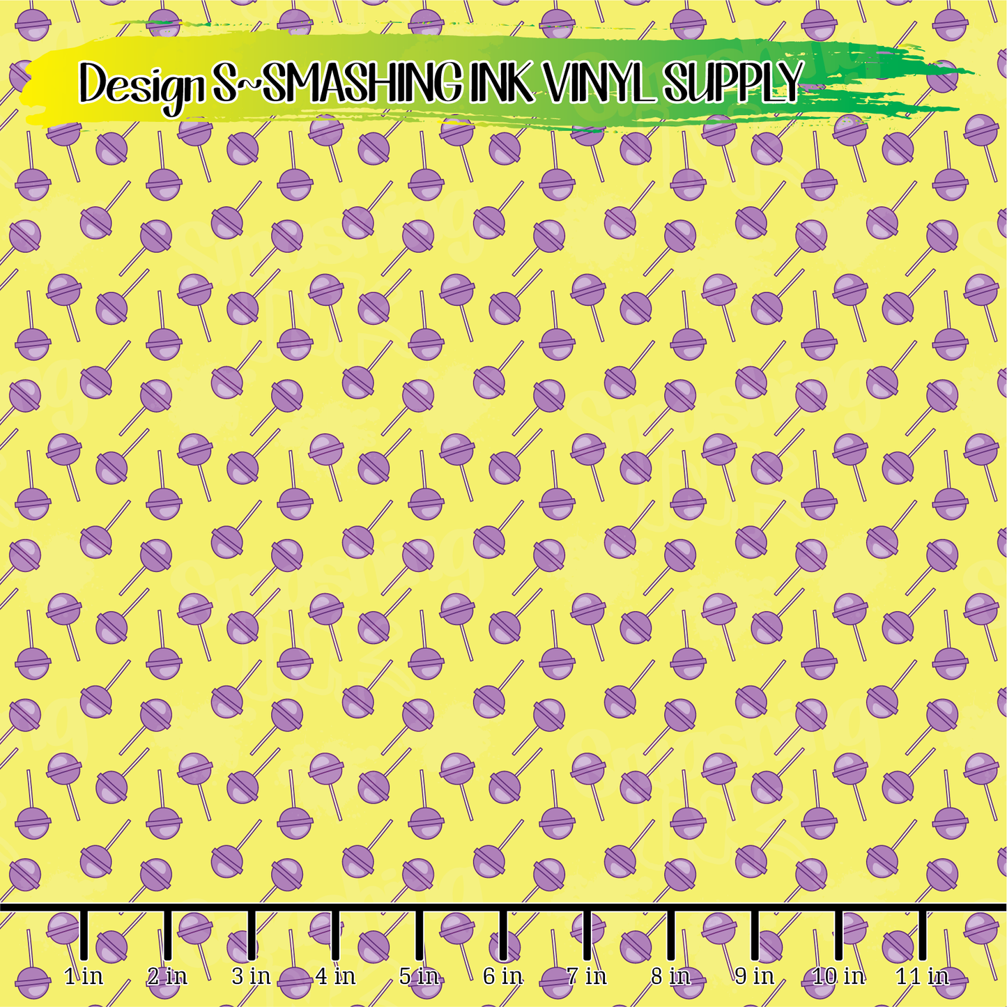 Purple Lollipops ★ Pattern Vinyl | Faux Leather | Sublimation (TAT 3 BUS DAYS)