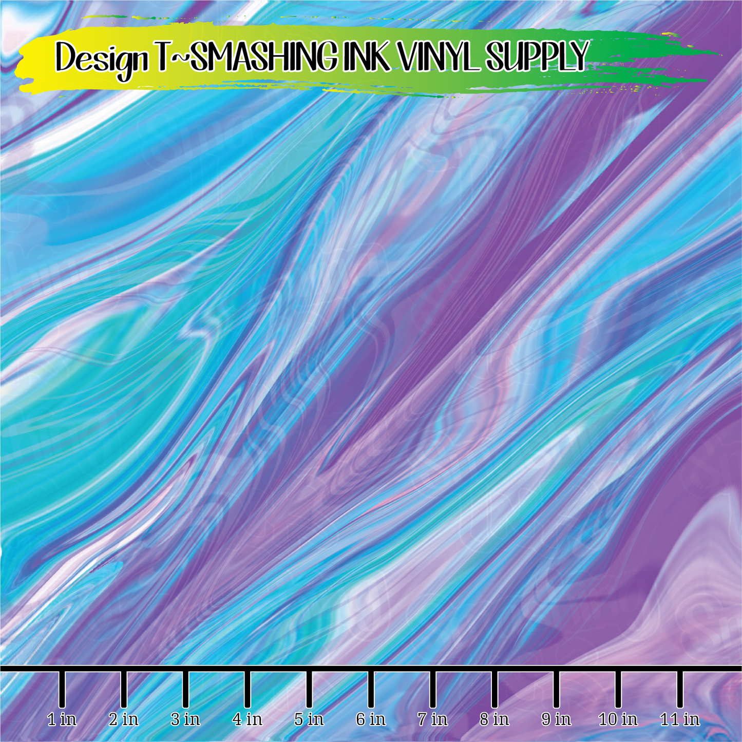 Blue and Purple Swirl ★ Pattern Vinyl | Faux Leather | Sublimation (TAT 3 BUS DAYS)