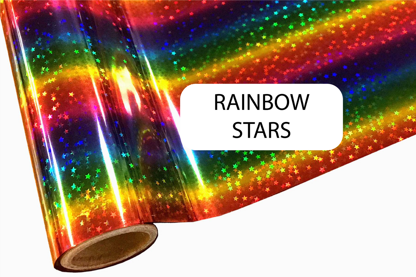 Rainbow Stars - Heat Transfer Foil