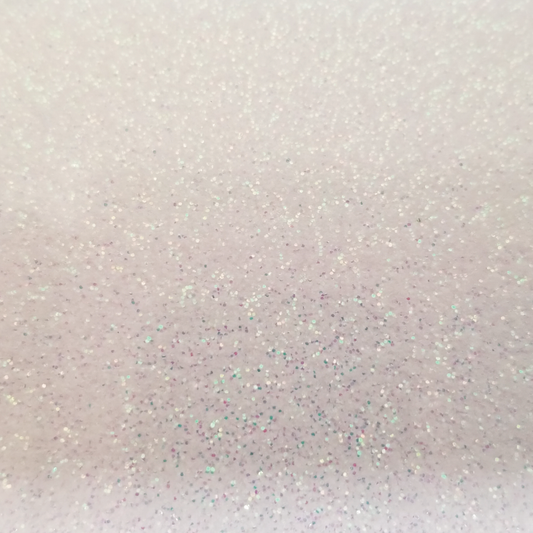 Rainbow White - Glitter Flake Htv Gf