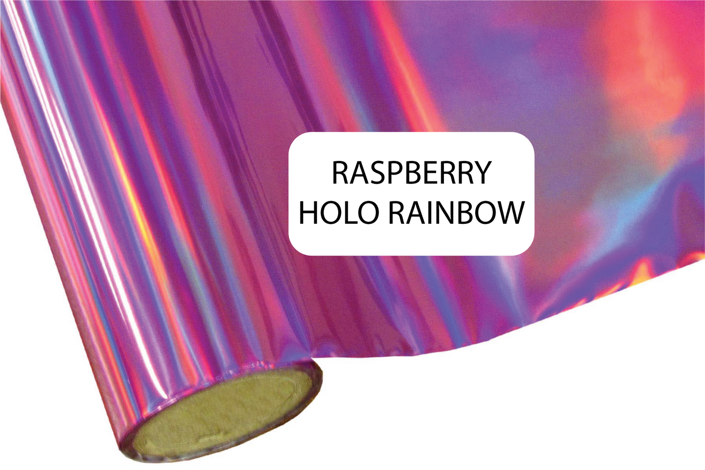 Raspberry Holo Rainbow - Heat Transfer Foil