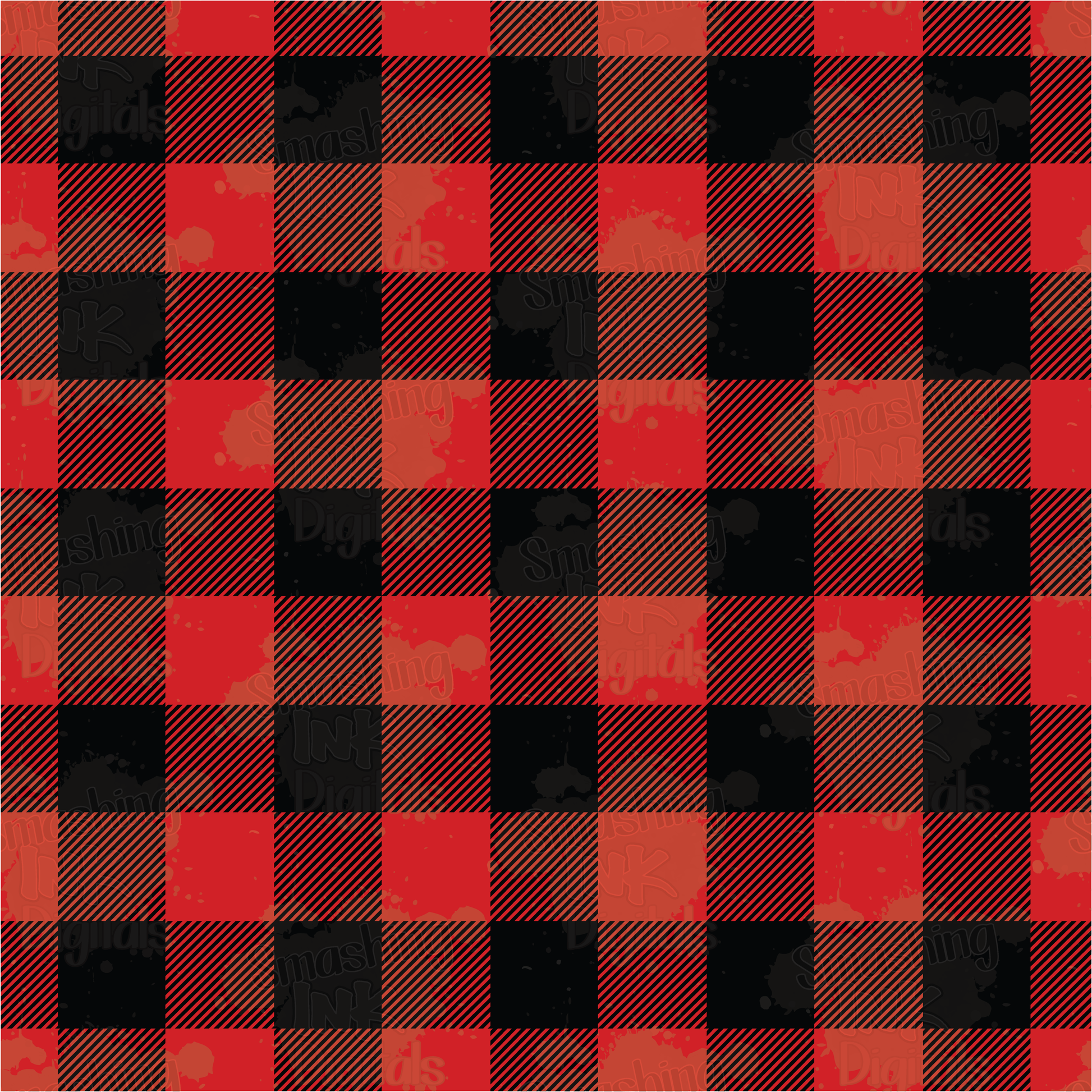 Christmas Buffalo Plaid Digital Paper