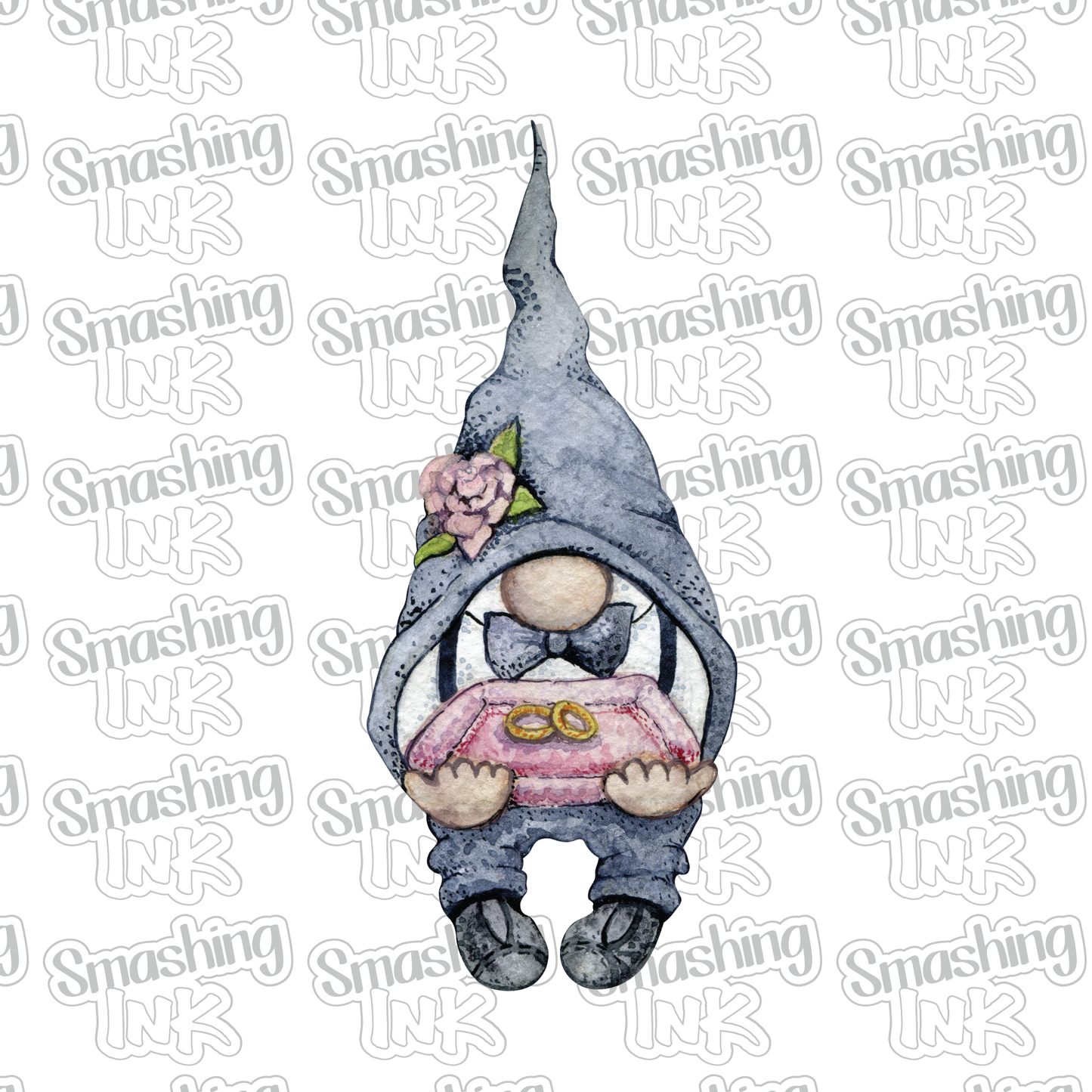 Ring Bearer Gnome - Heat Transfer | DTF | Sublimation (TAT 3 BUS DAYS) [18B-31HTV]