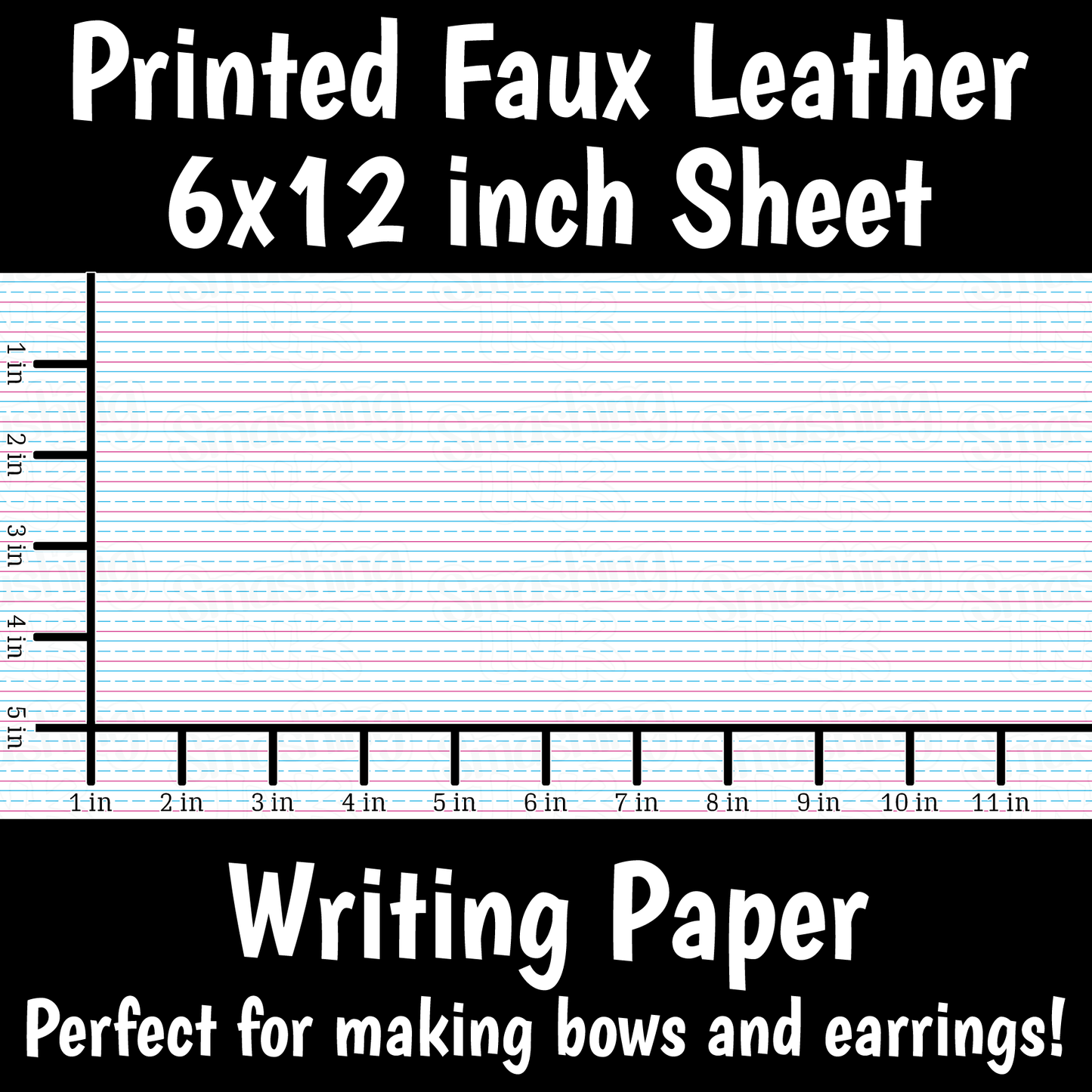 Writing Paper - Faux Leather Sheet