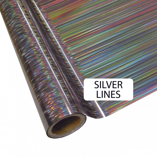Silver Lines - Heat Transfer Foil