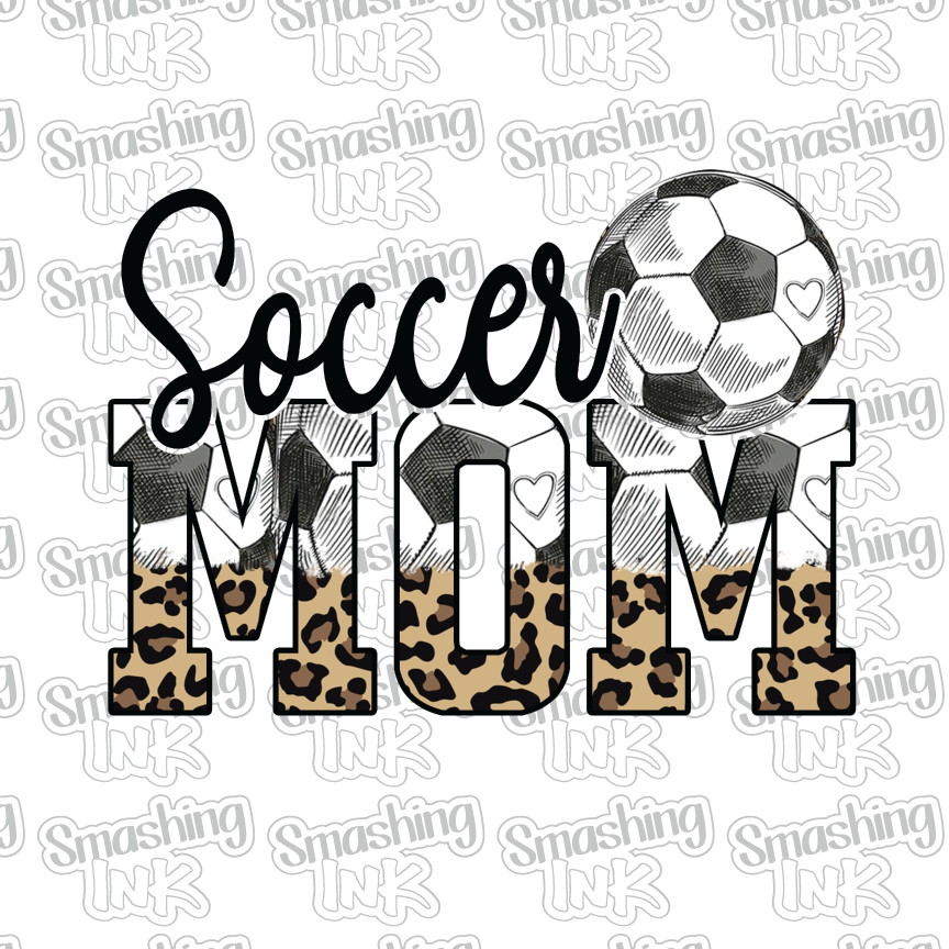 Soccer Mom - Heat Transfer | DTF | Sublimation (TAT 3 BUS DAYS) [3C-16HTV]