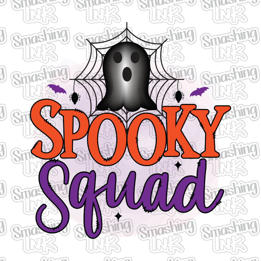 Spooky Squad - Heat Transfer | DTF | Sublimation (TAT 3 BUS DAYS) [4E-9HTV]