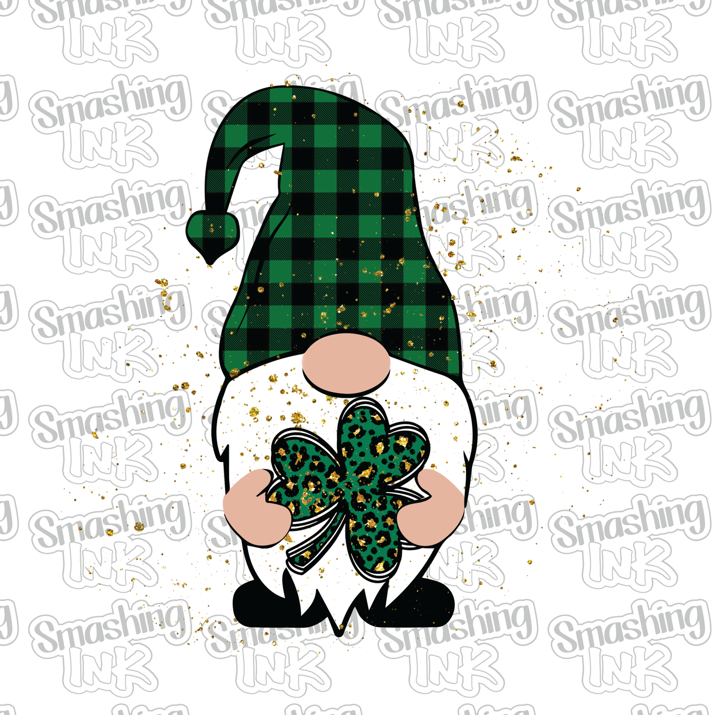 St. Patrick's day Earrings sublimation design with glitter