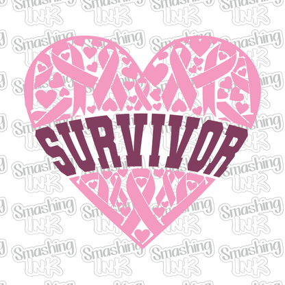 Survivor - Heat Transfer | DTF | Sublimation (TAT 3 BUS DAYS) [7A-17HTV]