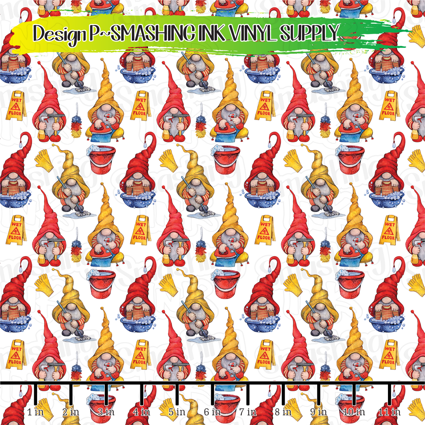 Chore Gnomes ★ Pattern Vinyl | Faux Leather | Sublimation (TAT 3 BUS DAYS)