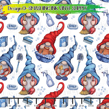 Chore Gnomes 2 ★ Pattern Vinyl | Faux Leather | Sublimation (TAT 3 BUS DAYS)