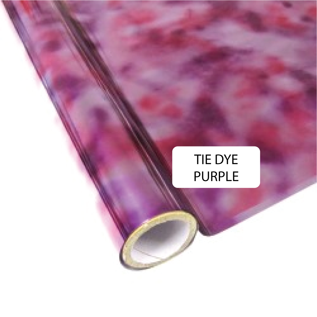 Tie Dye Purple - Heat Transfer Foil