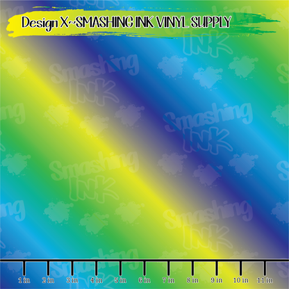 Yellow Blue Purple Ombre ★ Laser Safe Adhesive Film (TAT 3 BUS DAYS)